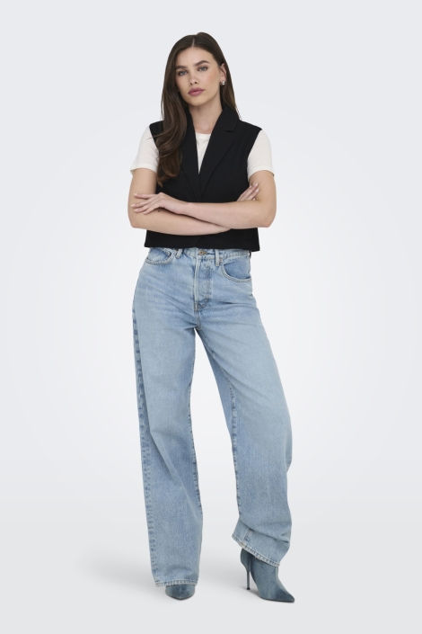 Jacqueline de Yong jdygeggo life s/l waistcoat jrs dia